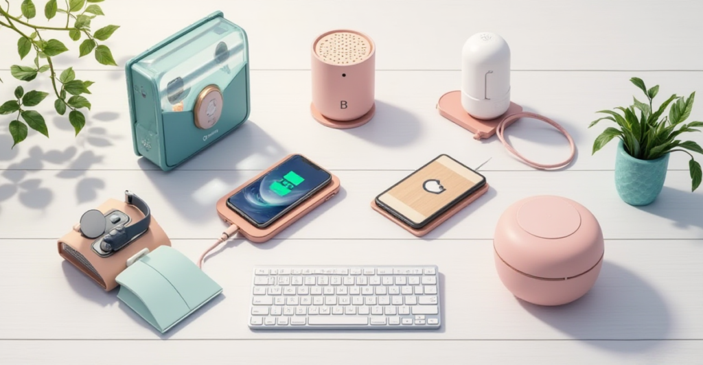Image showcasing 7 affordable tech gadgets that simplify daily tasks and enhance smart living.